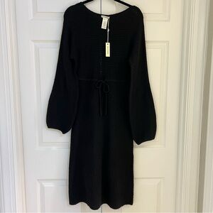 Max Studio Sweater Dress | Size S | Black | NWT